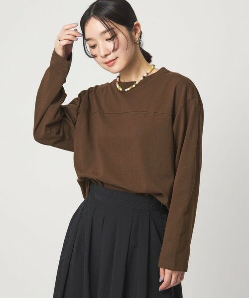 green label relaxing / グリーンレーベル リラクシング カットソー | 【WEB限定】＜at ease＞ナンバー プリント TEE | 詳細11