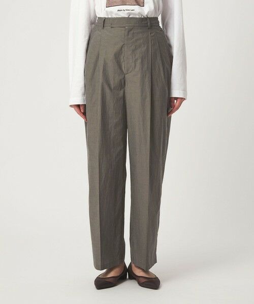 green label relaxing / グリーンレーベル リラクシング チノ・ワークパンツ | FAbRICA 2タック ワイド パンツ | 詳細6