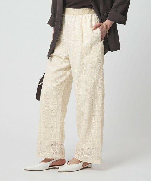 green label relaxing / グリーンレーベル リラクシング チノ・ワークパンツ | シアー レース パンツ | 詳細1