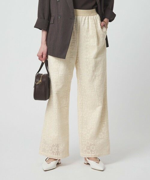 green label relaxing / グリーンレーベル リラクシング チノ・ワークパンツ | シアー レース パンツ | 詳細2