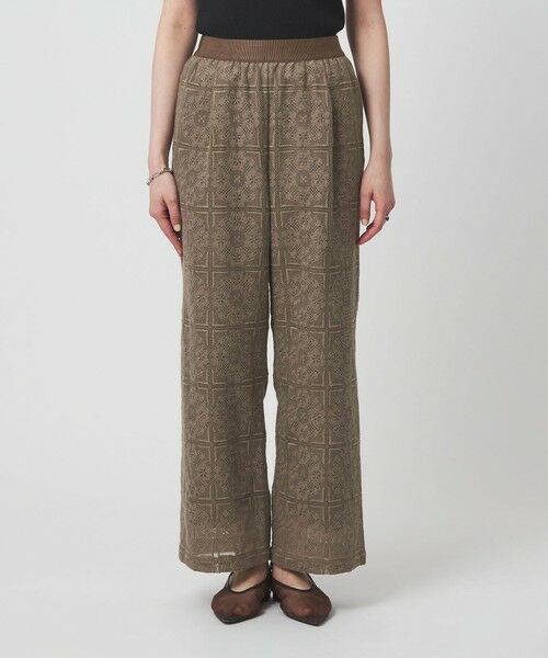 green label relaxing / グリーンレーベル リラクシング チノ・ワークパンツ | シアー レース パンツ | 詳細9