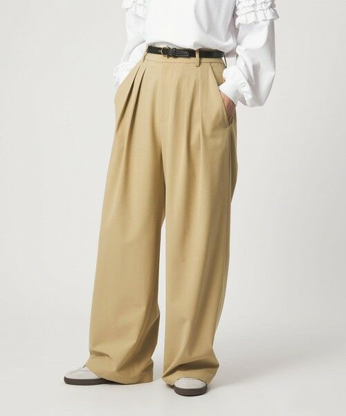 green label relaxing / グリーンレーベル リラクシング スラックス・ドレスパンツ | 【WEB限定】＜at ease＞オルマイ スラックス ウォッシャブル ストレッチ UVカット | 詳細10