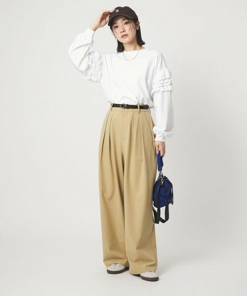 green label relaxing / グリーンレーベル リラクシング スラックス・ドレスパンツ | 【WEB限定】＜at ease＞オルマイ スラックス ウォッシャブル ストレッチ UVカット | 詳細12