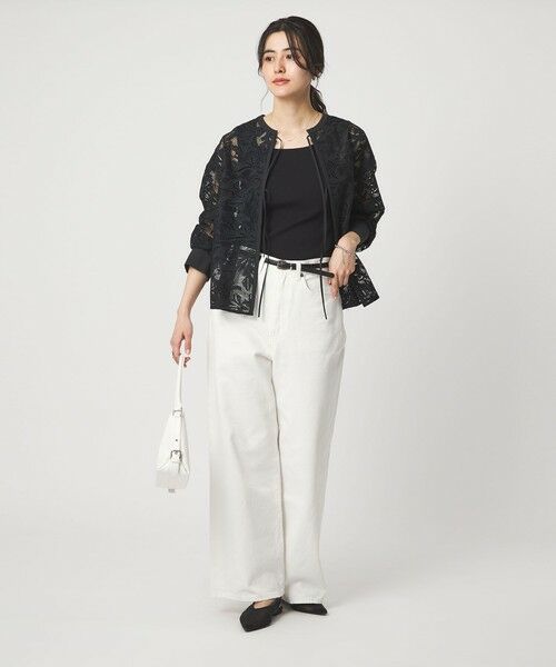 green label relaxing / グリーンレーベル リラクシング タンクトップ | デコルテ フライス タンクトップ 抗菌 | 詳細6