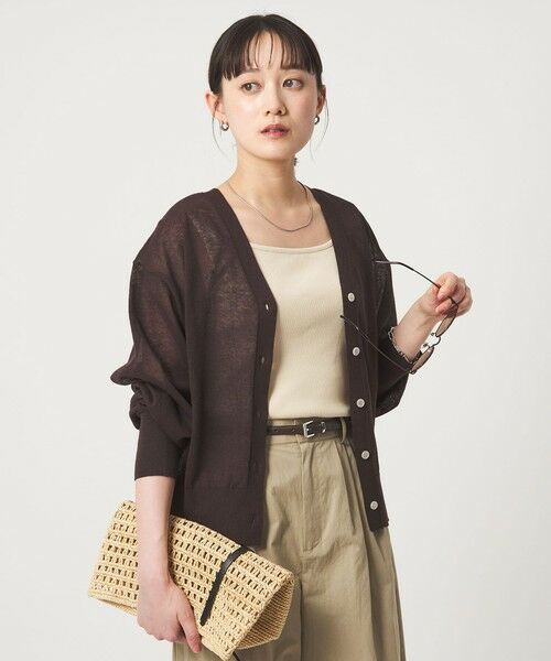 green label relaxing / グリーンレーベル リラクシング タンクトップ | デコルテ フライス タンクトップ 抗菌 | 詳細10