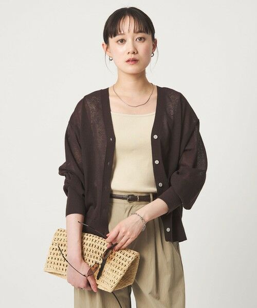 green label relaxing / グリーンレーベル リラクシング タンクトップ | デコルテ フライス タンクトップ 抗菌 | 詳細11