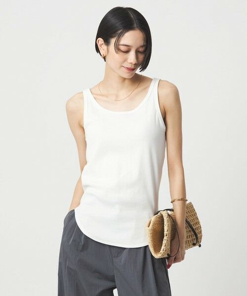 green label relaxing / グリーンレーベル リラクシング タンクトップ | ベーシック リブ タンクトップ | 詳細1