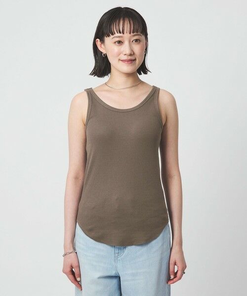 green label relaxing / グリーンレーベル リラクシング タンクトップ | ベーシック リブ タンクトップ | 詳細16