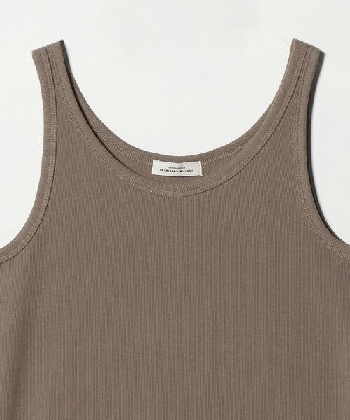 green label relaxing / グリーンレーベル リラクシング タンクトップ | ベーシック リブ タンクトップ | 詳細21