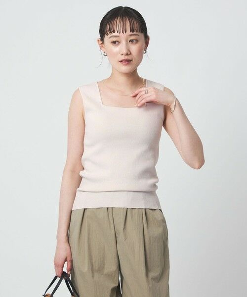 green label relaxing / グリーンレーベル リラクシング タンクトップ | ニット タンクトップ ウォッシャブル | 詳細5