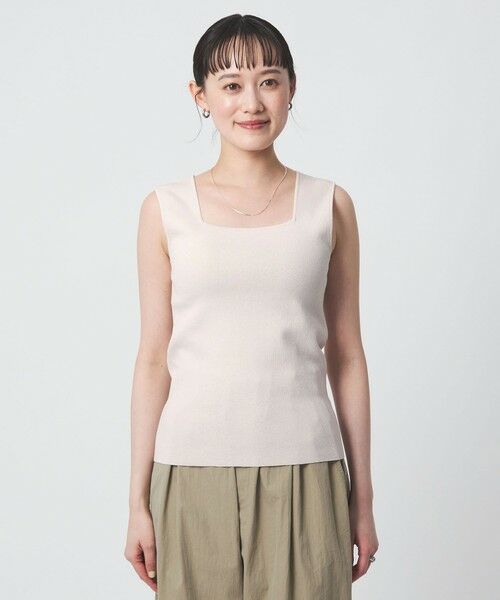 green label relaxing / グリーンレーベル リラクシング タンクトップ | ニット タンクトップ ウォッシャブル | 詳細9