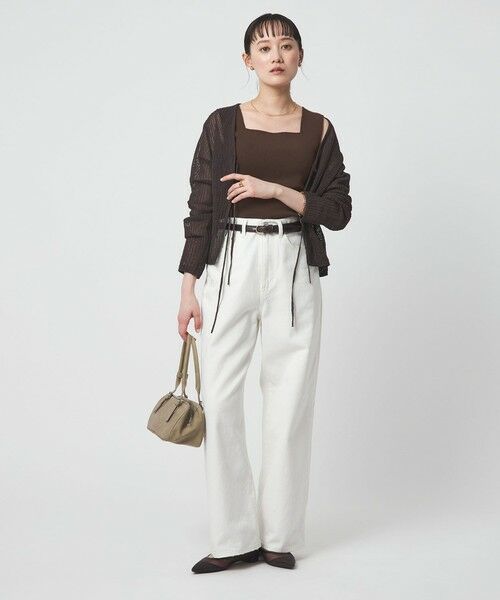 green label relaxing / グリーンレーベル リラクシング タンクトップ | ニット タンクトップ ウォッシャブル | 詳細13