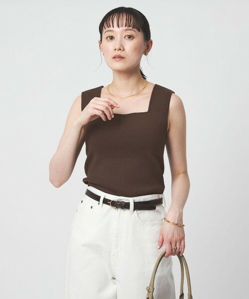 green label relaxing / グリーンレーベル リラクシング タンクトップ | ニット タンクトップ ウォッシャブル | 詳細15