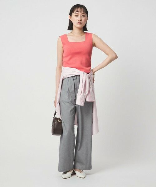 green label relaxing / グリーンレーベル リラクシング タンクトップ | ニット タンクトップ ウォッシャブル | 詳細23