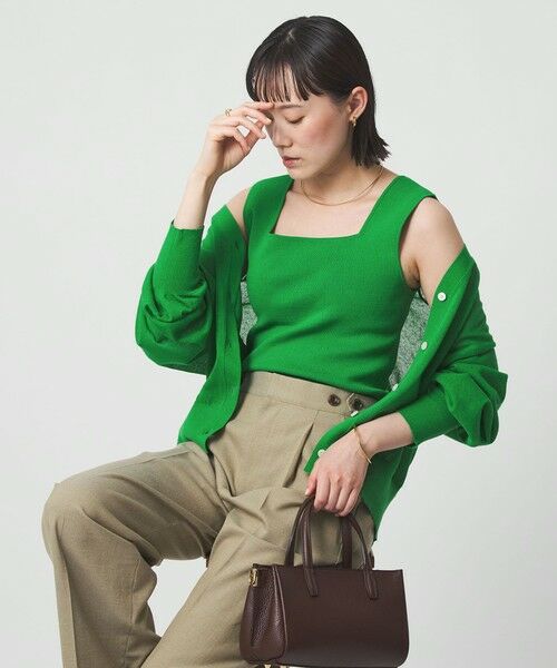 green label relaxing / グリーンレーベル リラクシング タンクトップ | ニット タンクトップ ウォッシャブル | 詳細24