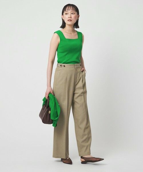 green label relaxing / グリーンレーベル リラクシング タンクトップ | ニット タンクトップ ウォッシャブル | 詳細30