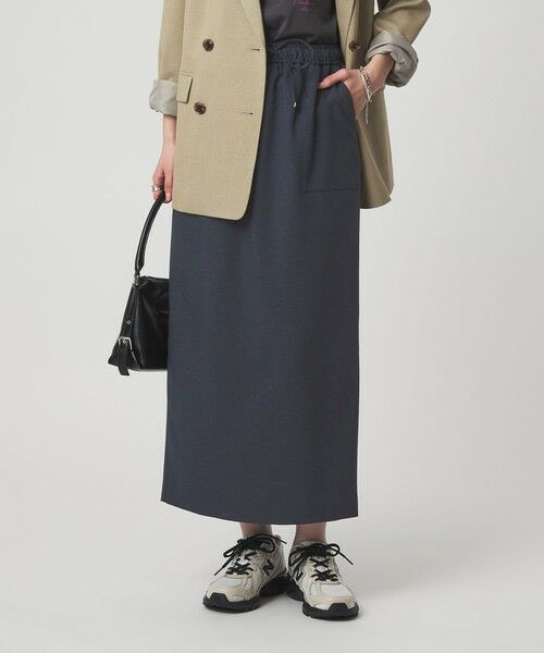 green label relaxing / グリーンレーベル リラクシング ロング・マキシ丈スカート | ［size SHORTあり］スラブオックス スカート マシンウォッシャブル | 詳細18