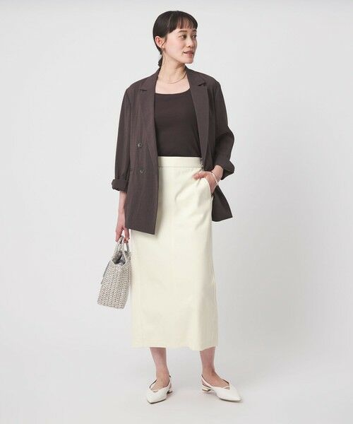 green label relaxing / グリーンレーベル リラクシング ロング・マキシ丈スカート | 【WEB限定】［size SHORT/TALLあり］オルマイ タイト スカート | 詳細8