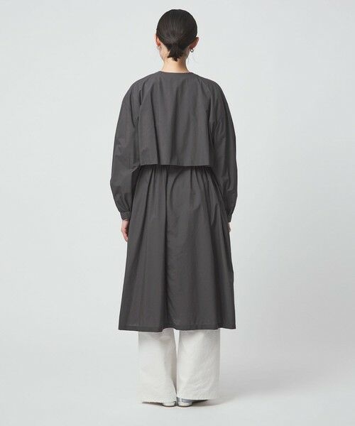 green label relaxing / グリーンレーベル リラクシング その他アウター | ギャザー ドロスト コート 撥水 | 詳細10