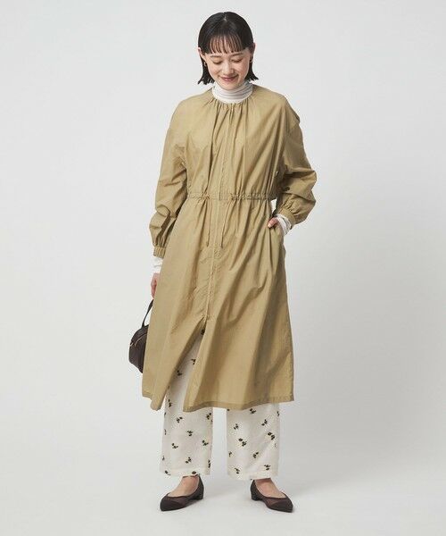 green label relaxing / グリーンレーベル リラクシング その他アウター | ギャザー ドロスト コート 撥水 | 詳細24