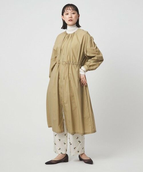 green label relaxing / グリーンレーベル リラクシング その他アウター | ギャザー ドロスト コート 撥水 | 詳細25