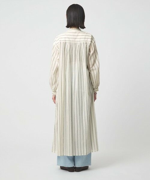 green label relaxing / グリーンレーベル リラクシング ロング・マキシ丈ワンピース | ギャザー シャツワンピース | 詳細8