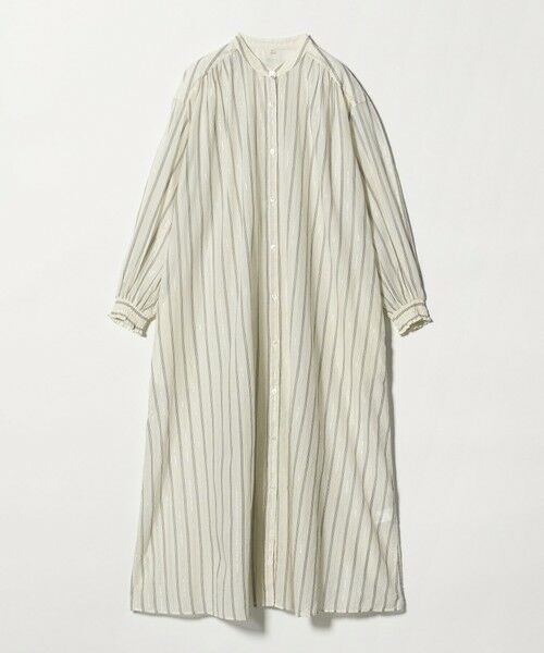 green label relaxing / グリーンレーベル リラクシング ロング・マキシ丈ワンピース | ギャザー シャツワンピース | 詳細9