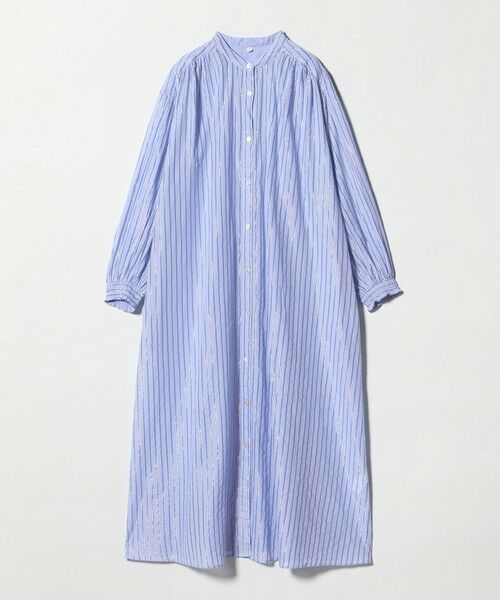 green label relaxing / グリーンレーベル リラクシング ロング・マキシ丈ワンピース | ギャザー シャツワンピース | 詳細15