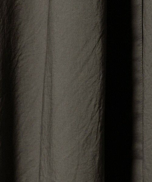 green label relaxing / グリーンレーベル リラクシング ロング・マキシ丈ワンピース | ギャザー ソリッド シャツワンピース | 詳細13