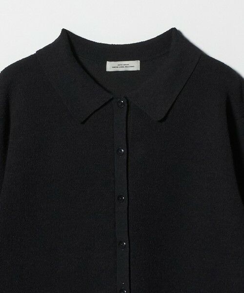 green label relaxing / グリーンレーベル リラクシング カーディガン・ボレロ | ブークレ ポロカーディガン ウォッシャブル | 詳細12