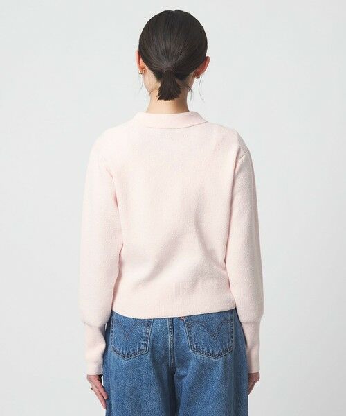 green label relaxing / グリーンレーベル リラクシング カーディガン・ボレロ | ブークレ ポロカーディガン ウォッシャブル | 詳細20