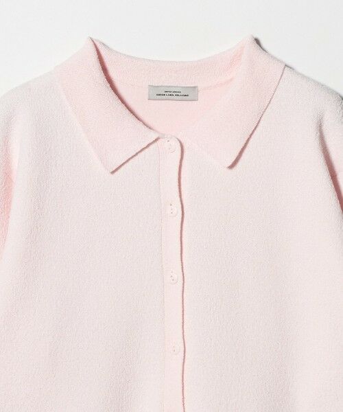 green label relaxing / グリーンレーベル リラクシング カーディガン・ボレロ | ブークレ ポロカーディガン ウォッシャブル | 詳細23