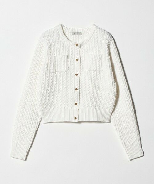 green label relaxing / グリーンレーベル リラクシング カーディガン・ボレロ | ケーブル ニット カーディガン ウォッシャブル | 詳細4