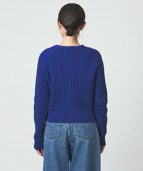 green label relaxing / グリーンレーベル リラクシング カーディガン・ボレロ | ケーブル ニット カーディガン ウォッシャブル | 詳細12