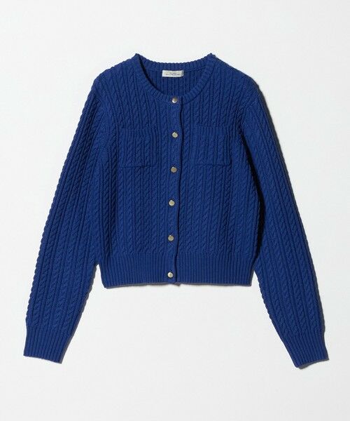 green label relaxing / グリーンレーベル リラクシング カーディガン・ボレロ | ケーブル ニット カーディガン ウォッシャブル | 詳細13