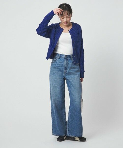 green label relaxing / グリーンレーベル リラクシング カーディガン・ボレロ | ケーブル ニット カーディガン ウォッシャブル | 詳細9