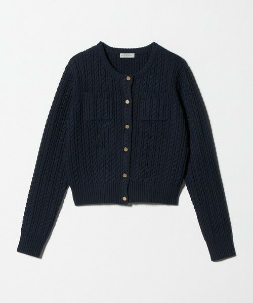 green label relaxing / グリーンレーベル リラクシング カーディガン・ボレロ | ケーブル ニット カーディガン ウォッシャブル | 詳細25