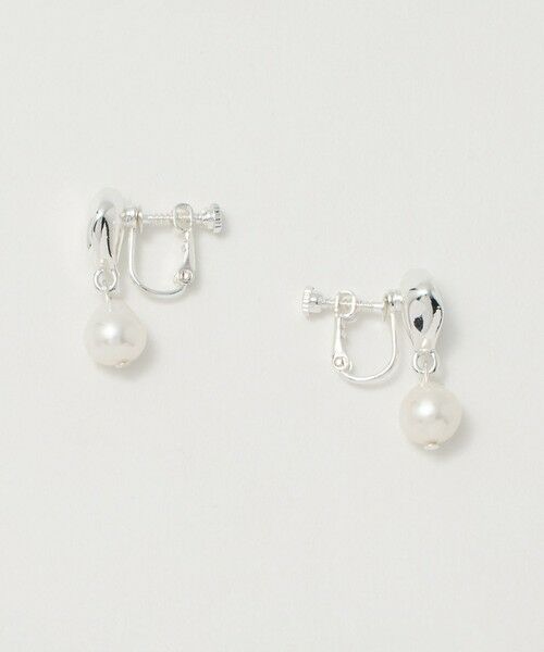 green label relaxing / グリーンレーベル リラクシング ピアス・イヤリング | 淡水パール＆プレート イヤリング | 詳細6