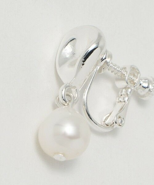 green label relaxing / グリーンレーベル リラクシング ピアス・イヤリング | 淡水パール＆プレート イヤリング | 詳細7