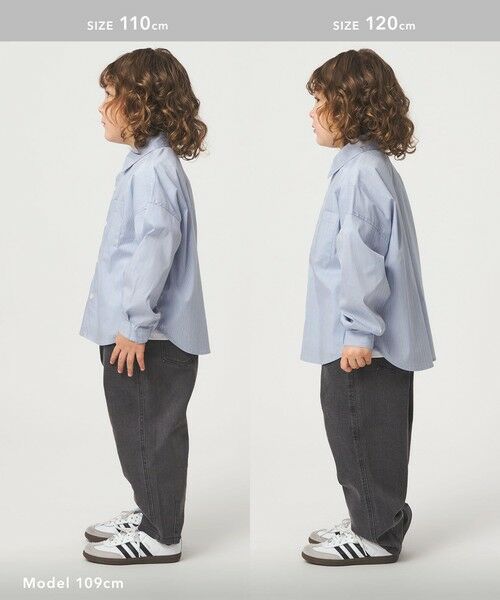 green label relaxing / グリーンレーベル リラクシング シャツ・ブラウス | ストライプシャツ / キッズ  100cm-130cm 撥水 | 詳細4