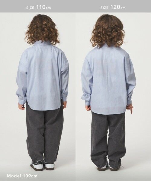 green label relaxing / グリーンレーベル リラクシング シャツ・ブラウス | ストライプシャツ / キッズ  100cm-130cm 撥水 | 詳細5