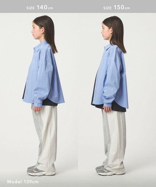 green label relaxing / グリーンレーベル リラクシング シャツ・ブラウス | ストライプシャツ / キッズ  100cm-130cm 撥水 | 詳細13