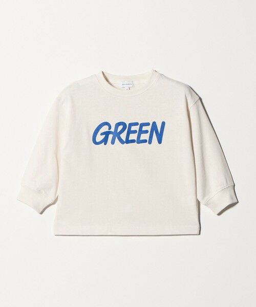 green label relaxing / グリーンレーベル リラクシング カットソー | GREENロゴ ロングTシャツ / キッズ  100cm-160cm | 詳細2