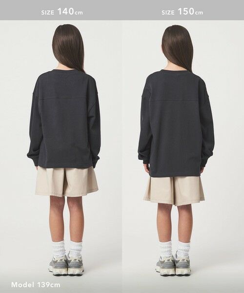 green label relaxing / グリーンレーベル リラクシング カットソー | GREENロゴ ロングTシャツ / キッズ  100cm-160cm | 詳細11