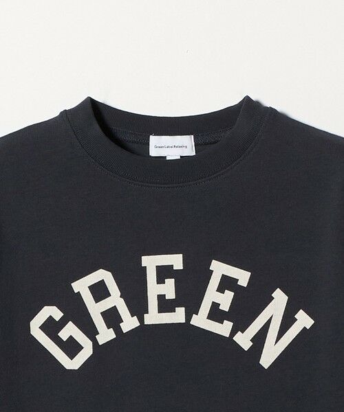 green label relaxing / グリーンレーベル リラクシング カットソー | GREENロゴ ロングTシャツ / キッズ  100cm-160cm | 詳細13