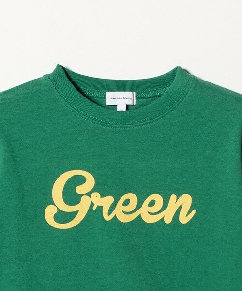 green label relaxing / グリーンレーベル リラクシング カットソー | GREENロゴ ロングTシャツ / キッズ  100cm-160cm | 詳細26