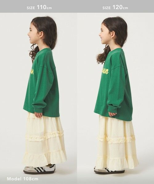 green label relaxing / グリーンレーベル リラクシング カットソー | GREENロゴ ロングTシャツ / キッズ  100cm-160cm | 詳細22