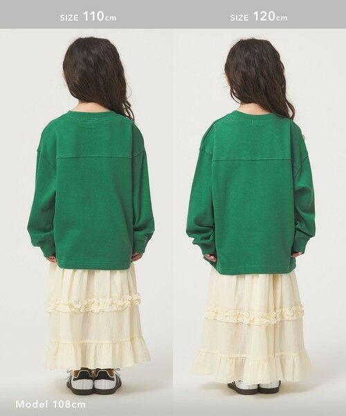 green label relaxing / グリーンレーベル リラクシング カットソー | GREENロゴ ロングTシャツ / キッズ  100cm-160cm | 詳細23