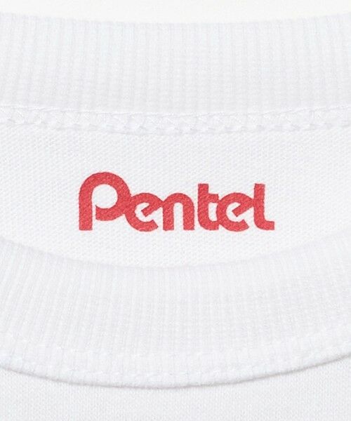 green label relaxing / グリーンレーベル リラクシング カットソー | ＜Pentel＞ロングスリーブTシャツ（ホワイト） / キッズ 100cm-130cm | 詳細16