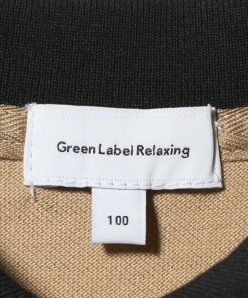 green label relaxing / グリーンレーベル リラクシング ポロシャツ | バイカラー カノコポロシャツ / キッズ  100cm-160cm | 詳細24